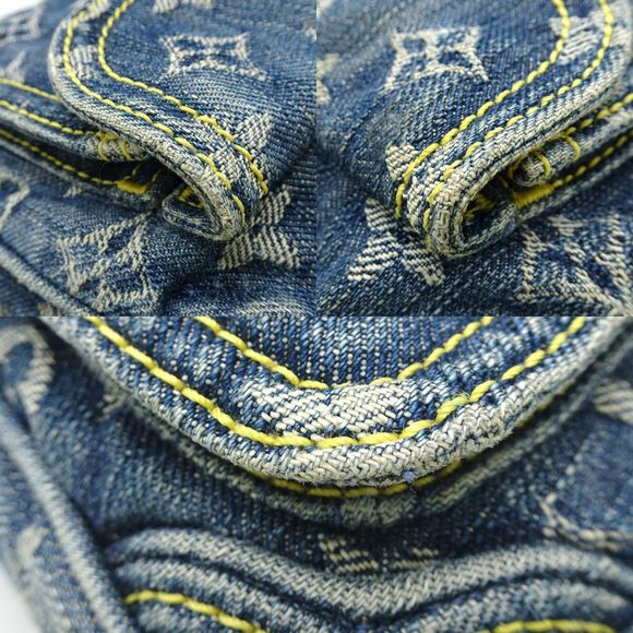 Louis Vuitton Monogram Denim Bum Bag Body Bag Blue - Picture 7 of 8